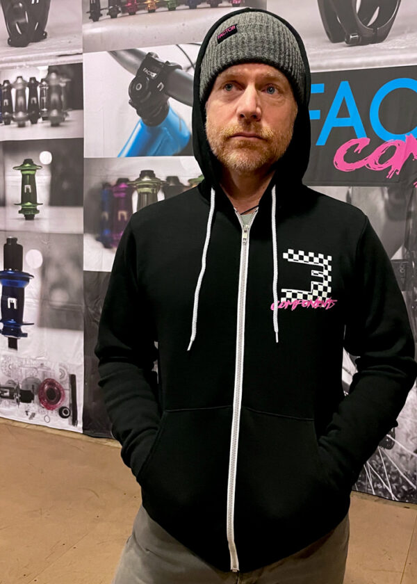 Punk Check Zip-Hoodie - Factor Components 80s Style for the win!